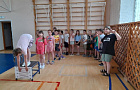 Акция "Спортивное лето с ГТО" в школе № 1 города Ишима